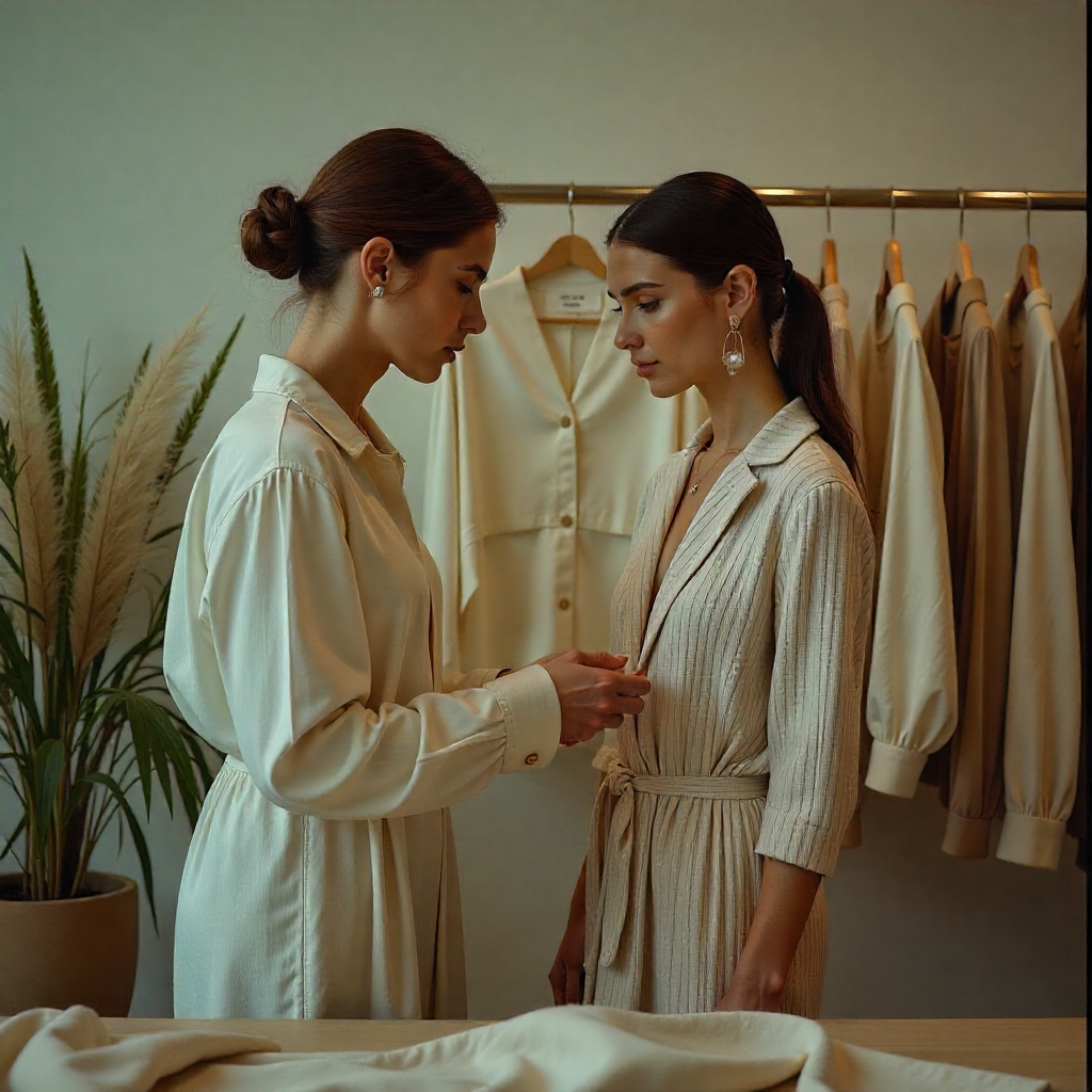 Before and after professional image makeover